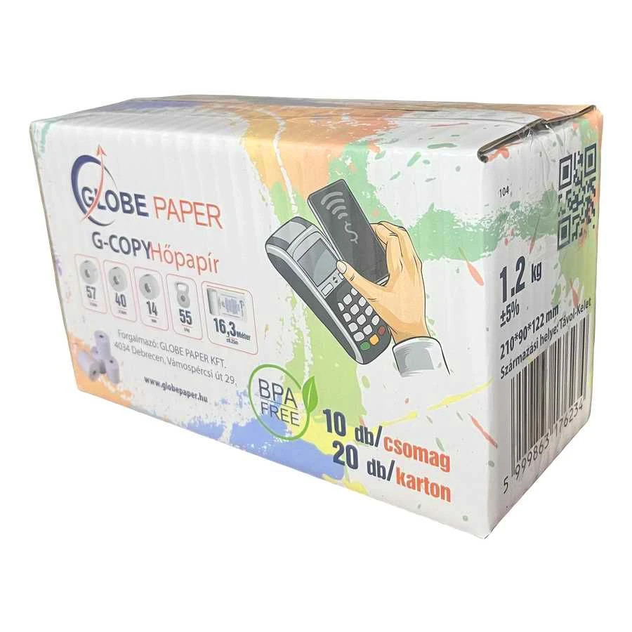 Hőpapír 20 darabos kiszerelésű dobozban