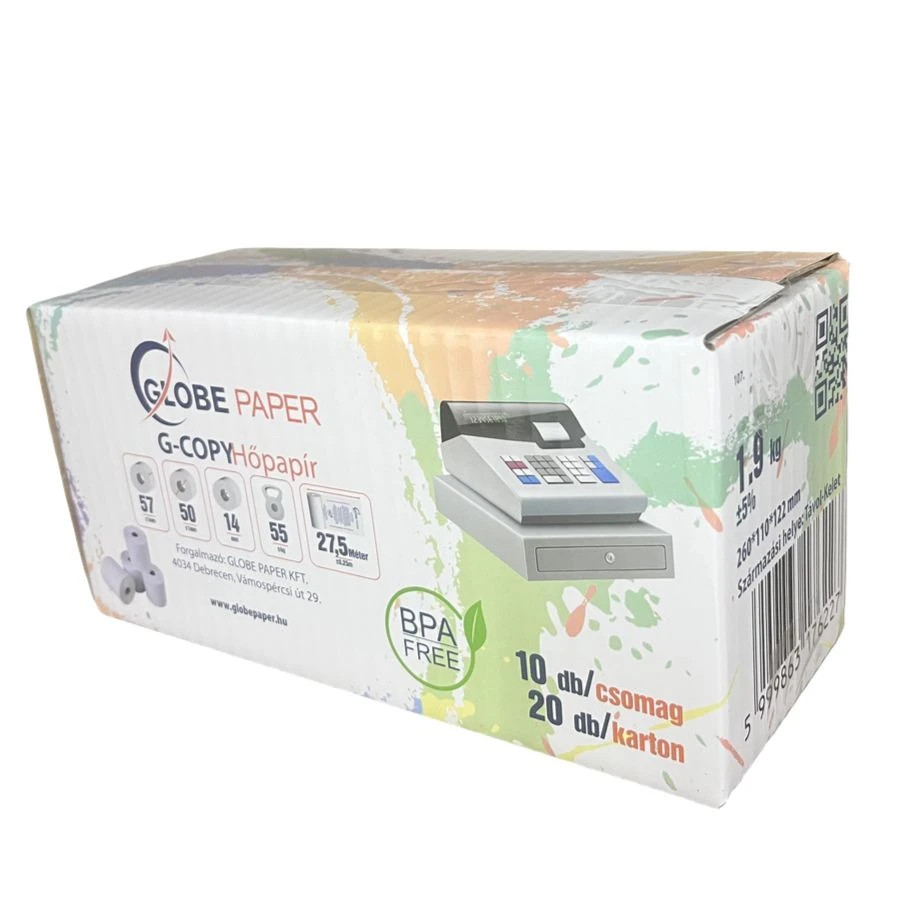 Hőpapír 20 darabos