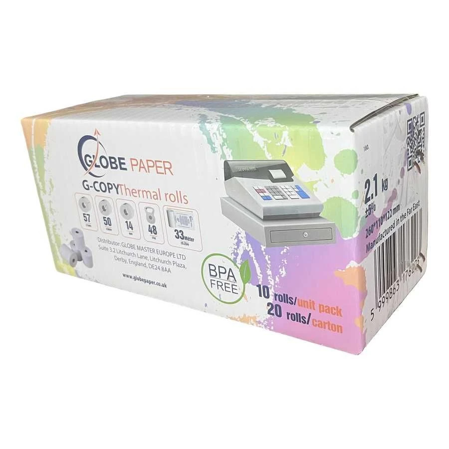 Hőpapír címke 57x50 mm 20 darabos kiszerelés