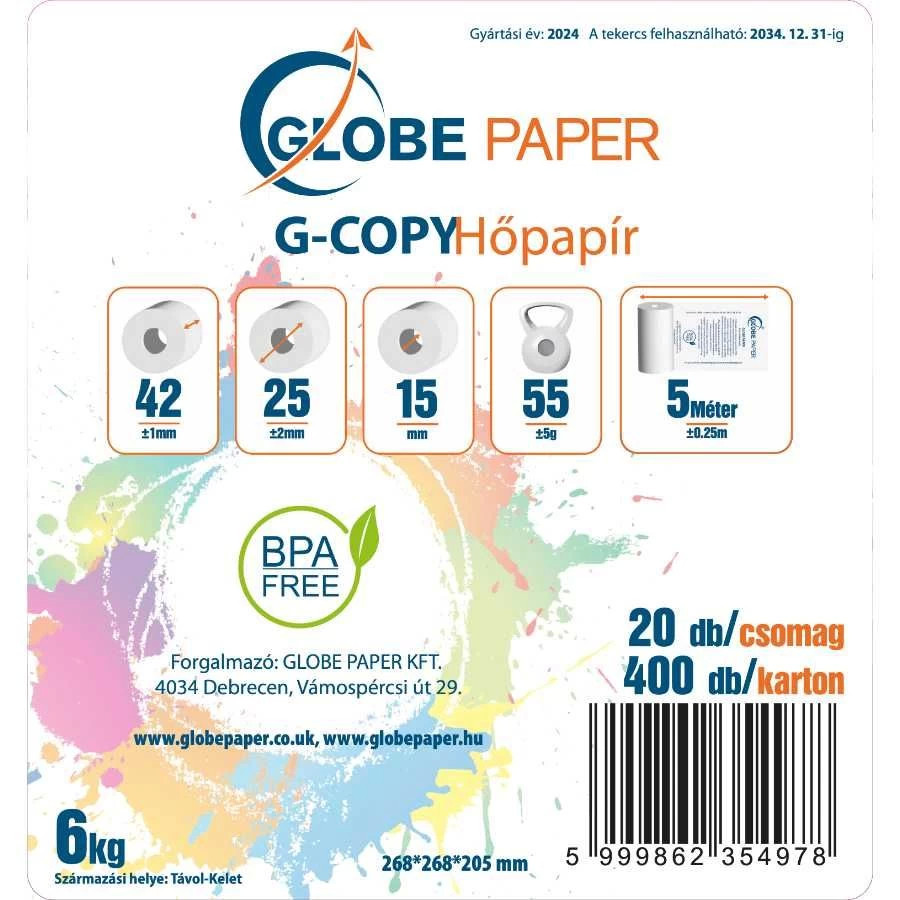 42 x 25 mm hőpapír csomagolás címke