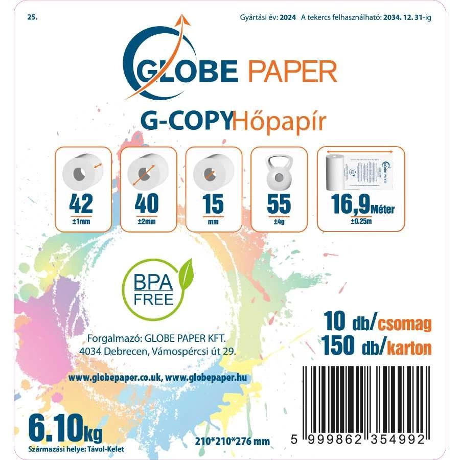 42 x 40 mm hőpapír csomagolási címke