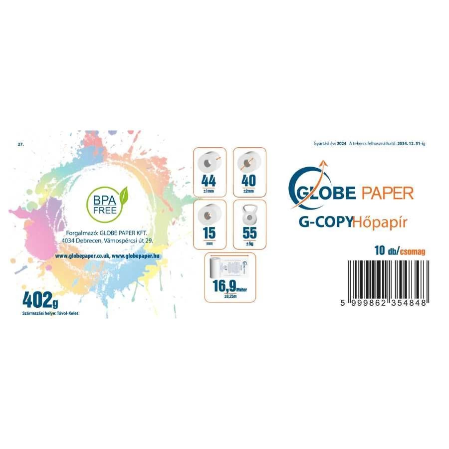 42 x 40 mm hőpapír csomagolás címke 10 db-os