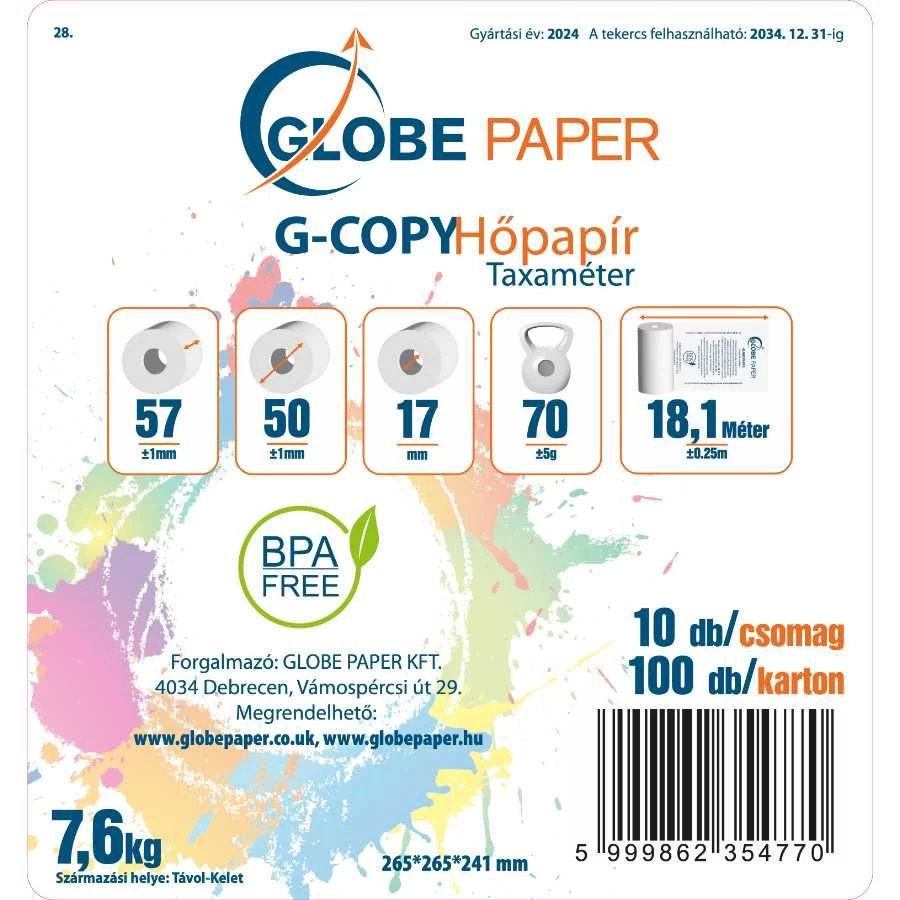 Hőpapír csomagolás címke