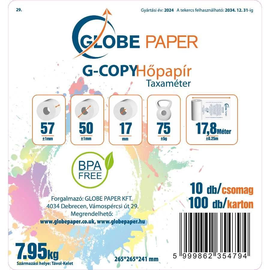Hőpapír csomagolás címke