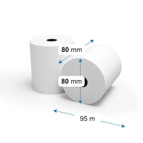 80 x 80 mm-es hőpapír tekercs