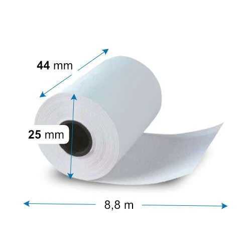 Hőpapír taxaméterbe 44 x 25 mm 8,8 m szalaghosszal